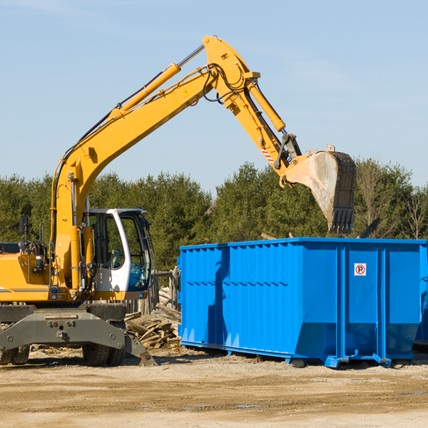 how many times can i have a residential dumpster rental emptied in Lackey